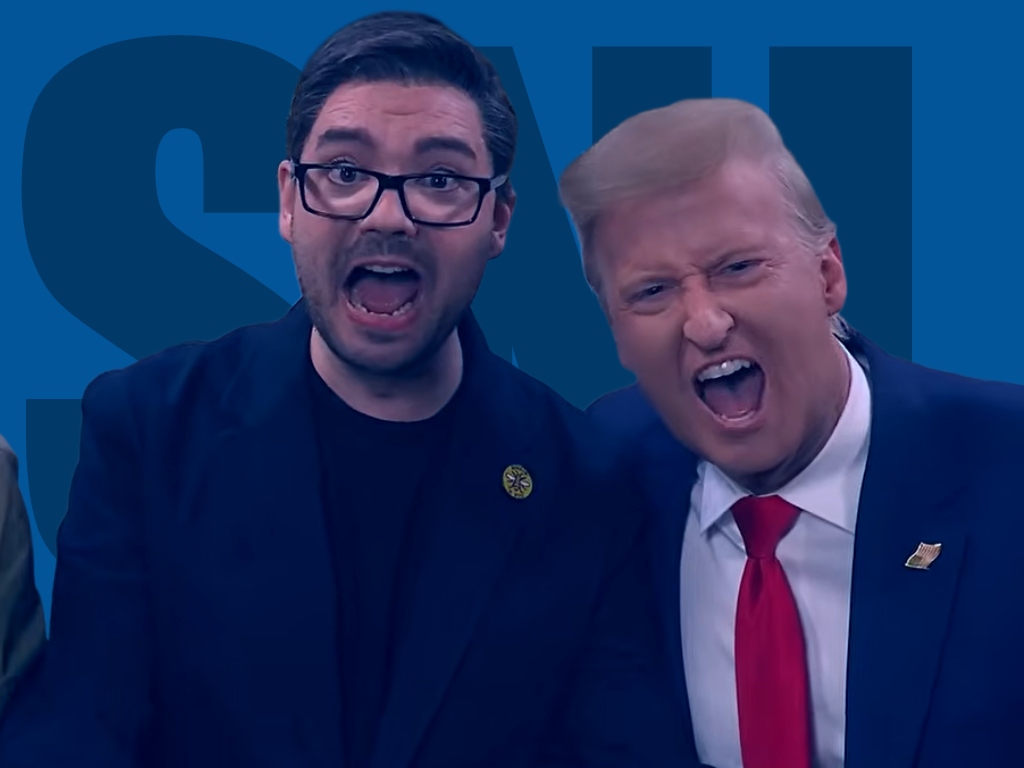 James Austin Johnson as Donald Trump on SNL UK